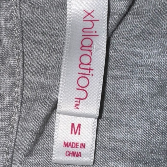 EXHILARATION WOMENS MEDIUM RED BLUE WHITE SLEEVELESS TOP CROSS STITCHED BEACH - Picture 5 of 8